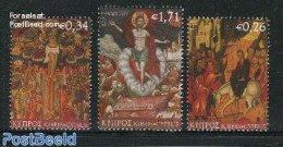 Cyprus 2013 Easter 3v, Mint NH, Religion - Religion - Unused Stamps