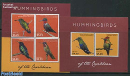 Nevis 2013 Hummingbirds 2 S/s, Mint NH, Nature - Birds - St.Kitts Und Nevis ( 1983-...)