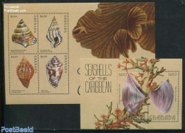 Grenada 2013 Shells 2 S/s, Mint NH, Nature - Shells & Crustaceans - Marine Life