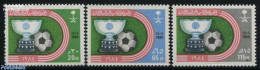 Saudi Arabia 1985 Asian Football Champion 3v, Mint NH, Sport - Football - Saudi Arabia