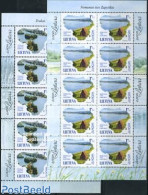 Lithuania 2001 Europa, Water 2 M/ss, Mint NH, History - Nature - Europa (cept) - Water, Dams & Falls - Lithuania