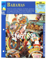 ILE LES BAHAMAS 2/3 Série Iles Mer Des Antilles Géographie Art Culture Traditions Et Artisanat Fiche Dépliante - Geografía