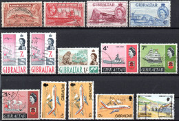 GIBRALTAR Petit Lot Timbres Tous Oblitéré / Used - Gibraltar