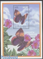 Grenada Grenadines 2001 Diva Moth S/s, Mint NH, Nature - Butterflies - Grenade (1974-...)