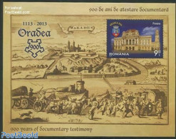 Romania 2013 Oradea S/s, Mint NH, Art - Architecture - Unused Stamps