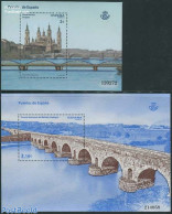 Spain 2013 Bridges 2 S/s, Mint NH, Art - Bridges And Tunnels - Nuovi
