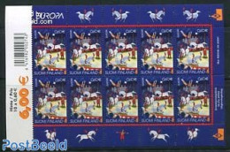 Finland 2002 Europa, Circus M/s, Mint NH, History - Performance Art - Europa (cept) - Circus - Unused Stamps