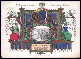 +++ CARTE PORCELAINE - Carte De Voeux - Théâtre - Courtois  // - Porzellan