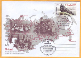 2019 Moldova Moldavie Moldau 70 Years Of The Second Deportation Of Bessarabia. Stalin. USSR Special Cancellation. - Moldavie