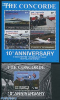 Saint Vincent 2013 Concorde 2 S/s, Mint NH, Transport - Concorde - Aircraft & Aviation - Concorde