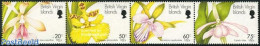 Virgin Islands 1997 Orchids 4v [:::], Mint NH, Nature - Flowers & Plants - Orchids - British Virgin Islands