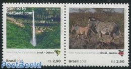 Brazil 2013 Diplomatic Relations With Kenia 2v [:], Mint NH, Nature - Animals (others & Mixed) - Water, Dams & Falls -.. - Neufs