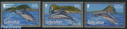 Gibraltar 2014 Dolphins 3v, Mint NH, Nature - Sea Mammals - Gibraltar