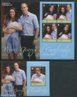 Montserrat 2013 Birth Of Prince George 2 S/s, Mint NH, History - Kings & Queens (Royalty) - Koniklijke Families