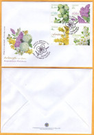 2019 Moldova Moldavie  FDC "Flower Shrubs". Viburnum Opulus Roseum, Syringa Vulgaris, Forsythia, Jasminum Officinale - Moldavië