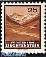 Liechtenstein 1934 25Rp, Stamp Out Of Set, Unused (hinged) - Ungebraucht