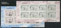 Switzerland 1997 Nobel Prize, Joint Issue Sweden 2 M/s, Mint NH, History - Science - Various - Nobel Prize Winners - C.. - Ongebruikt