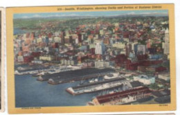 SEATTLE WASHINGTON Showing Docks AndPortion Of Business District - Andere & Zonder Classificatie