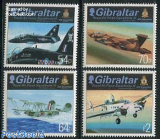 Gibraltar 2014 Royal Airforce Squadrons 4v, Mint NH, Transport - Aircraft & Aviation - Airplanes