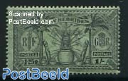 New Hebrides 1925 1Sh, Stamp Out Of Set, Unused (hinged) - Unused Stamps