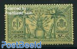 New Hebrides 1925 5Sh, Stamp Out Of Set, Unused (hinged) - Neufs