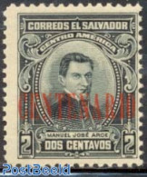 El Salvador 1921 2c, CENTENARIO, Stamp Out Of Set, Mint NH - El Salvador
