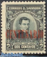 El Salvador 1921 2c, CENTENARIO, Stamp Out Of Set, Mint NH - Salvador