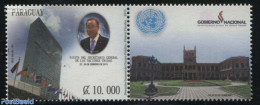 Paraguay 2015 Ban Ki-Moon Visit 1v+tab, Mint NH, History - Flags - United Nations - Paraguay