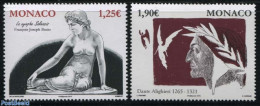 Monaco 2015 Art 2v, Mint NH, Art - Authors - Sculpture - Unused Stamps