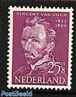 Netherlands 1954 25+8c, Vincent Van Gogh, Stamp Out Of Set, Mint NH, Art - Self Portraits - Vincent Van Gogh - Unused Stamps