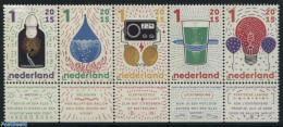 Netherlands 2015 Science 5v [::::] With Tabs At Bottom, Mint NH, Science - Physicians - Neufs