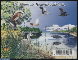 New Caledonia 2015 Herons S/s, Mint NH, Nature - Birds - Butterflies - Ongebruikt