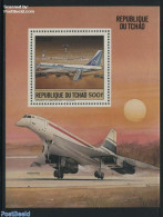 Chad 1984 DC-8 S/s, Mint NH, Transport - Aircraft & Aviation - Autres & Non Classés