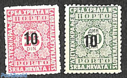 Yugoslavia 1928 Postage Due 2v, Unused (hinged) - Other & Unclassified