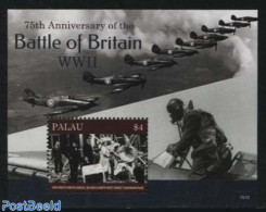 Palau 2015 Battle Of Britain S/s, Mint NH, History - Transport - Churchill - Kings & Queens (Royalty) - World War II -.. - Sir Winston Churchill