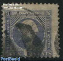 United States Of America 1869 6c Blue, Used, Used Stamps - Oblitérés