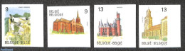 Belgium 1989 Tourism 4v, Imperforated, Mint NH, Religion - Various - Churches, Temples, Mosques, Synagogues - Tourism .. - Neufs