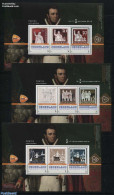 Netherlands - Personal Stamps TNT/PNL 2015 Postex Apeldoorn 3 S/s, Mint NH, Transport - Philately - Stamps On Stamps -.. - Timbres Sur Timbres