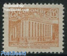 Colombia 1939 Revenue Stamp 1v, Mint NH, Post - Post