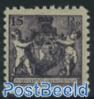 Liechtenstein 1921 15Rp, Perf. 9.5, Stamp Out Of Set, Mint NH, History - Coat Of Arms - Unused Stamps