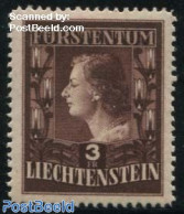 Liechtenstein 1951 3Fr, Perf. 12.5:12, Stamp Out Of Set, Mint NH - Unused Stamps
