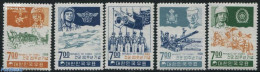 Korea, South 1968 Army 5v, Mint NH, History - Militarism - Militares