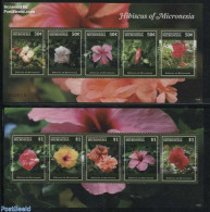 Micronesia 2015 Hibiscus 2 S/s, Mint NH, Nature - Flowers & Plants - Micronésie