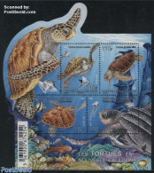 New Caledonia 2015 Turtles S/s, Mint NH, Nature - Fish - Reptiles - Turtles - Unused Stamps