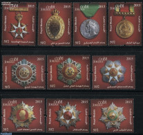 Jordan 2015 Royal Medals 10v, Mint NH, History - Decorations - Militaria