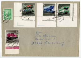 Germany, East 1979 Cover; Premnitz To Vienenburg; Stamps - DDR Railroad Cars, Full Set - Cartas & Documentos