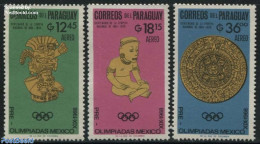 Paraguay 1966 Olympic Games 3v, Airmail, Mint NH, Sport - Olympic Games - Paraguay