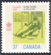 Canada Ski Slalom Calgary 88 MNH ** Neuf SC (C11-95a) - Nuovi