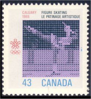 Canada Patinage Skating Calgary 88 MNH ** Neuf SC (C11-97b) - Kunstschaatsen