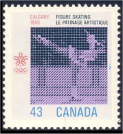 Canada Patinage Skating Calgary 88 MNH ** Neuf SC (C11-97a) - Nuovi